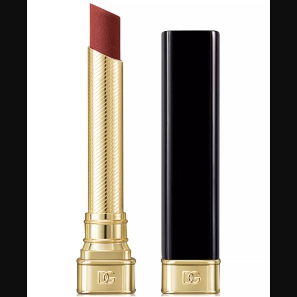 Dolce & Gabbana My Comfy Matte Lipstick Rich 08.08 brown tone rosy pink NIB